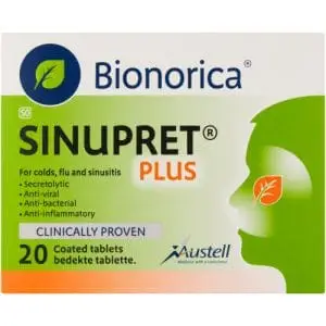 SINUPRET PLUS TABS 20