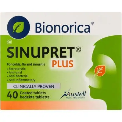 SINUPRET PLUS TABS 40