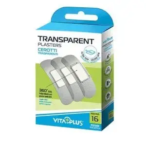 VITAPLUS PLASTER TRANSP 16 CLASSIC