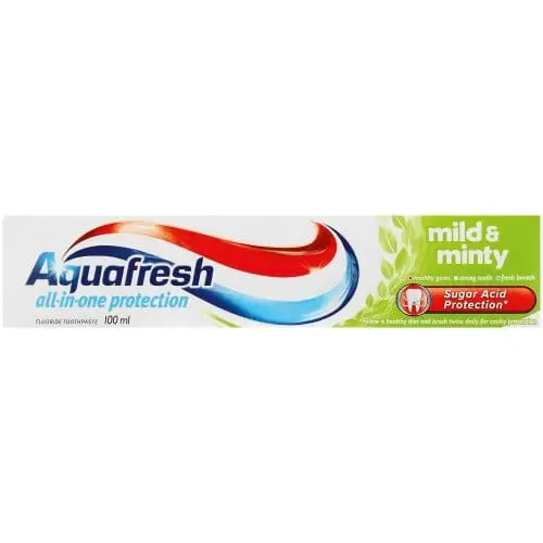 AQUAFRESH TOOTHPASTE 100ML MILD & MINTY