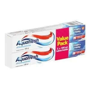 AQUAFRESH TOOTHPASTE FRESH&MINTY FAMILY VALUE PACK