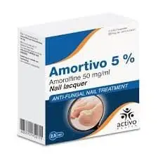 AMORTIVO 5% NAIL LACQUER 2.5ML ACTIVO