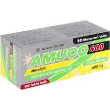 AMUCO 600MG EFF 10