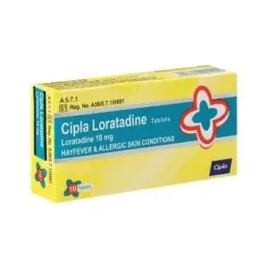 CIPLA LORATADINE 10MG TABS 10