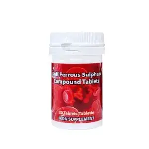 GULF FERROUS SULPH COMP TABS 30