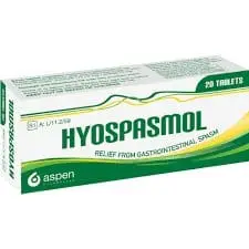 HYOSPASMOL 10MG TABS  20