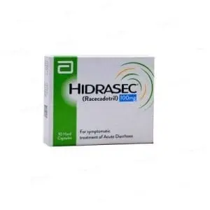HIDRASEC 100MG CAPS 10