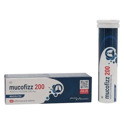 MUCOFIZZ 200MG EFF TABS 20