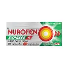 NUROFEN EXPRESS 200MG LIQUID CAPS 20