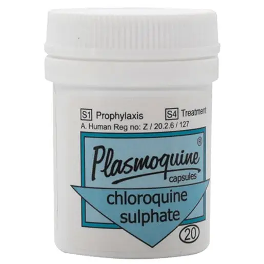 PLASMOQUINE 200MG CAPS 20