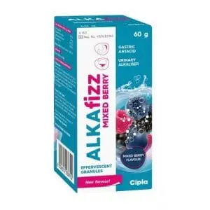 ALKAFIZZ GRANULES 60G BERRY BOXED
