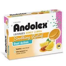 ANDOLEX LOZ SOOTHING 24 HONEY LEMON