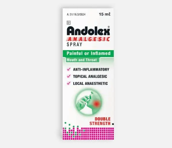 ANDOLEX SPR 15ML ANALGESIC
