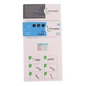 ANTI-EMBOLISM STOCKING KNEE M GREEN