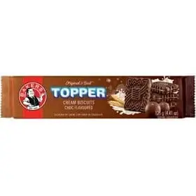BAKERS TOPPER CHOCOLATE CREAMS 125G