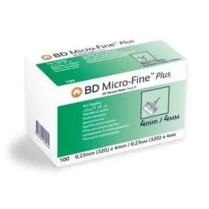 BD MICROFINE PEN NDLE 4MM(32G) 100