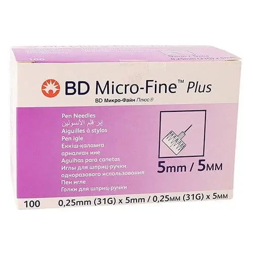 BD MICROFINE PEN NDLE 5MM(31G) 100