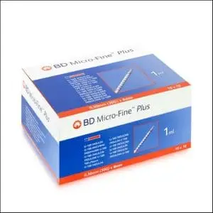 BD MICROFINE SYR 1ML 8MM(30G) 10