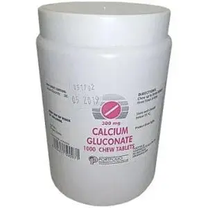 CALCIUM GLUCONATE 300MG TABS 1000 (PFP)