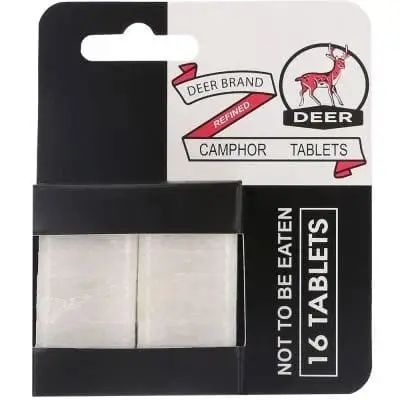 CAMPHOR TABS 16 DEERBRAND
