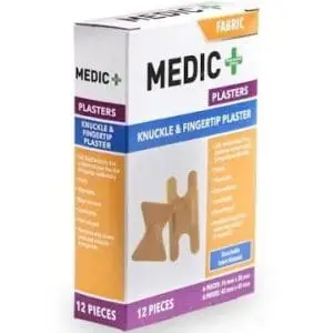 MEDIC PLASTER KNUCKLE & FINGERTIP 12