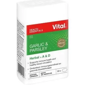 VITAL GARLIC & PARSLEY CAPS  90