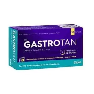 GASTROTAN 500MG CAPS 10