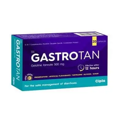 GASTROTAN 500MG CAPS 20