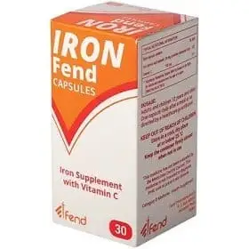 IRON FEND WITH VIT C CAPS 30