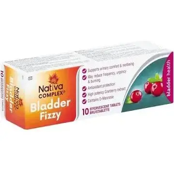 NATIVA COMP BLADDER FIZZY TABS 10