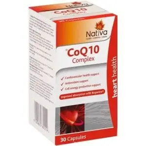 NATIVA COQ10 COMP CAPS 30
