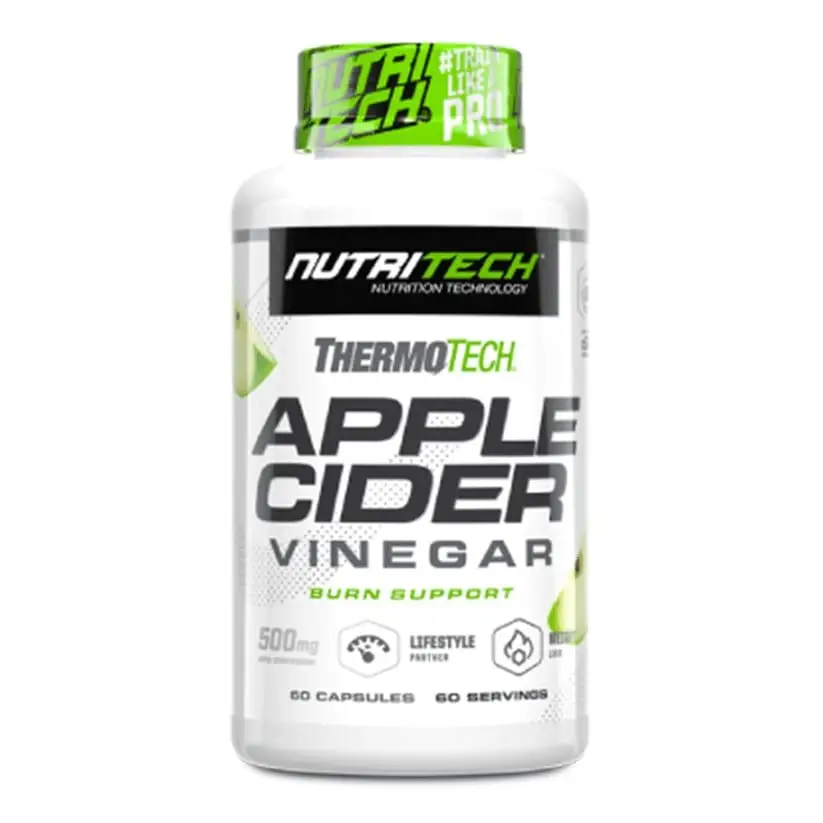 NUTRITECH APPLE CIDER 500MG CAPS 60