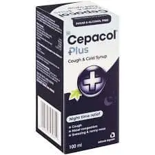 CEPACOL PLUS COUGH COLD SYRUP 100ML