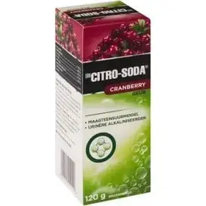 CITRO SODA GRANULES 120G CRANBERRY