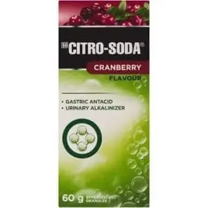 CITRO SODA GRANULES 60G CRANBERRY