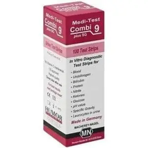 COMBI 9 + SG URINE TEST STRIPS