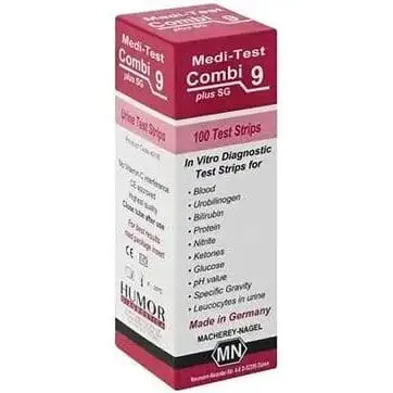 COMBI 9 + SG URINE TEST STRIPS