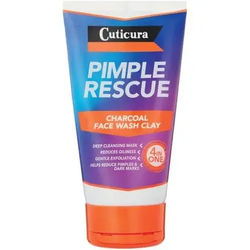 CUTICURA PIMPLE RESCUE FACE WASH CLAY 150ML