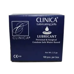 D/CLINICA LUBRICATING JELLY 2.5G 100