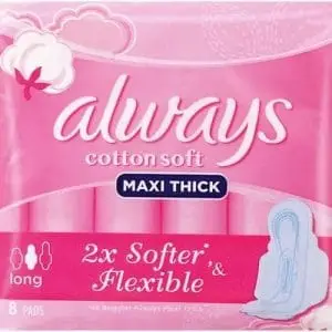 TRUST MAXI PADS 8 LONG SOFT COTTON