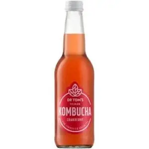 DR TOM KOMBUCHA 340ML CRANBERRY