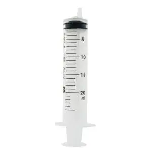 SYRINGE SINGLE 20ML