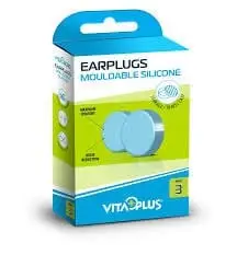 VITAPLUS EAR PLUGS MOULDAB SILICONE 3