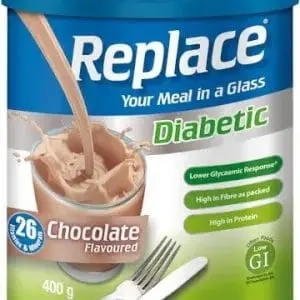 REPLACE DIABETIC  400G CHOCOLATE