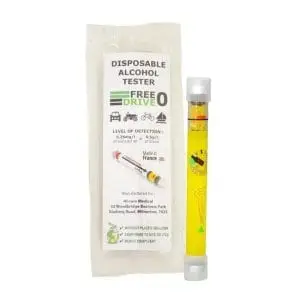 DISPOSABLE BREATHALYSER