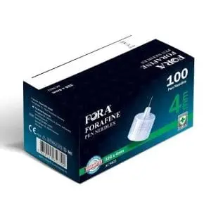 FORAFINE PEN NEEDLE 32G 4MM 100