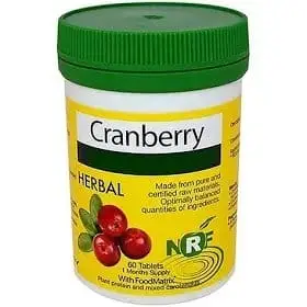 NRF CRANBERRY TABS 60 FOODMATRIX
