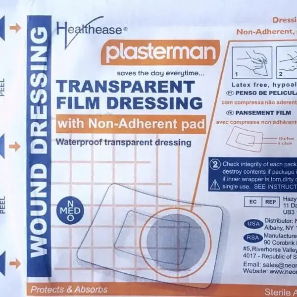 PLASTERMAN TRANSP FILM DRESS 15X9CM