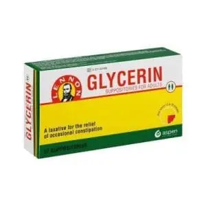 GLYCERINE SUPPS ADULT 12