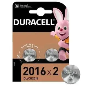 DURACELL BATT LITH MES 2-LM2016
